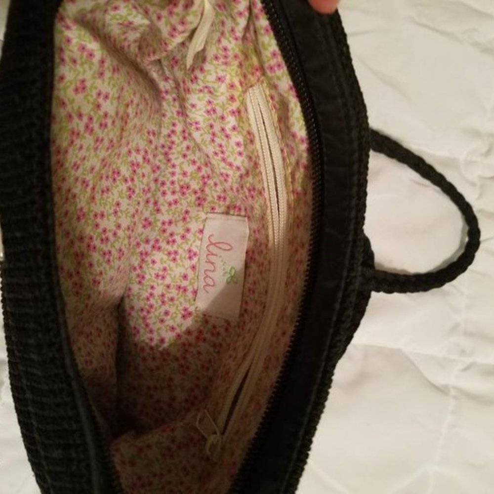 Black Macrame Bag - image 3